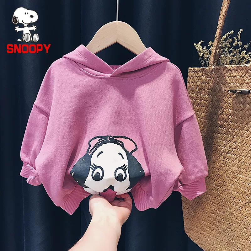 Nuby, Snoopy, детский худи для мужчин и женщин, осень, длинный рукав, коллекция 2023 года, западный стиль