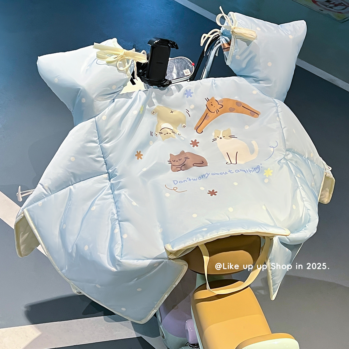 高颜值电瓶车挡风被上班骑行保暖加厚防风电动车秋冬款防寒挡风罩