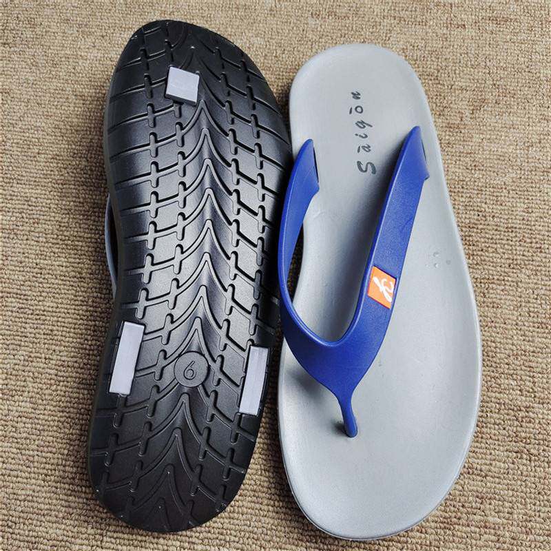 橡胶人字拖鞋男士夏季耐磨防滑时尚简约沙滩鞋居家散步轮胎鞋