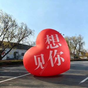 定制情人节求婚订婚充气爱心气模
