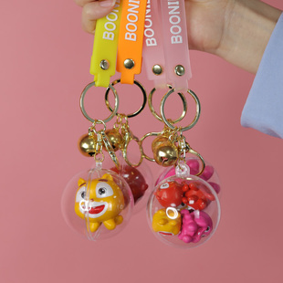 方特同款熊出没逆转时空大电影周边小小熊钥匙扣挂件车载摆件