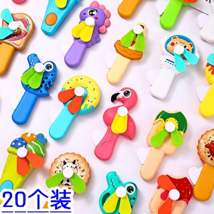 夏季地摊热卖卡通手压风扇幼儿园儿童生日礼物全班大班毕业小礼品
