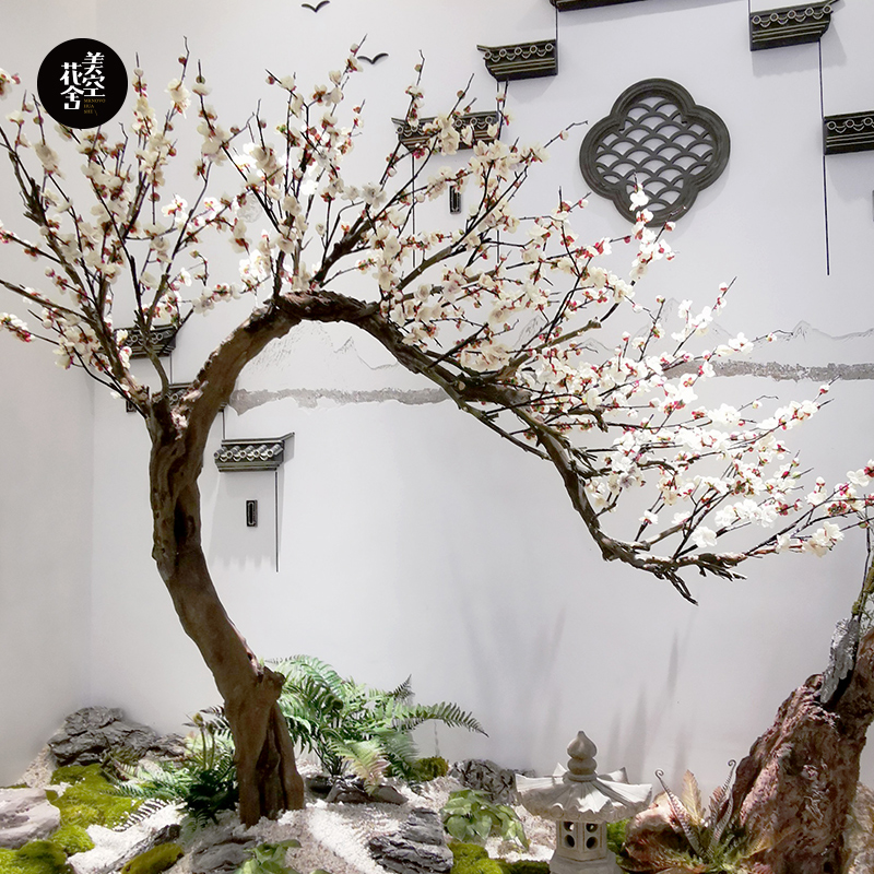 美空迎客仿真梅花树假树高端定制