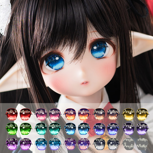 -Angel Whisper-bjd 熊妹 卡通眼 水贴眼 草帽眼2.0 20mm16mm14mm
