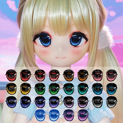 -Angel Whisper- bjd mdd 熊妹 卡通眼 uv转印眼 02款 20mm 3分用