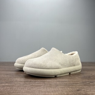 男士 棉拖鞋 冬季 套脚百搭潮复古小众时尚 保暖加棉休闲勃肯鞋 外贸