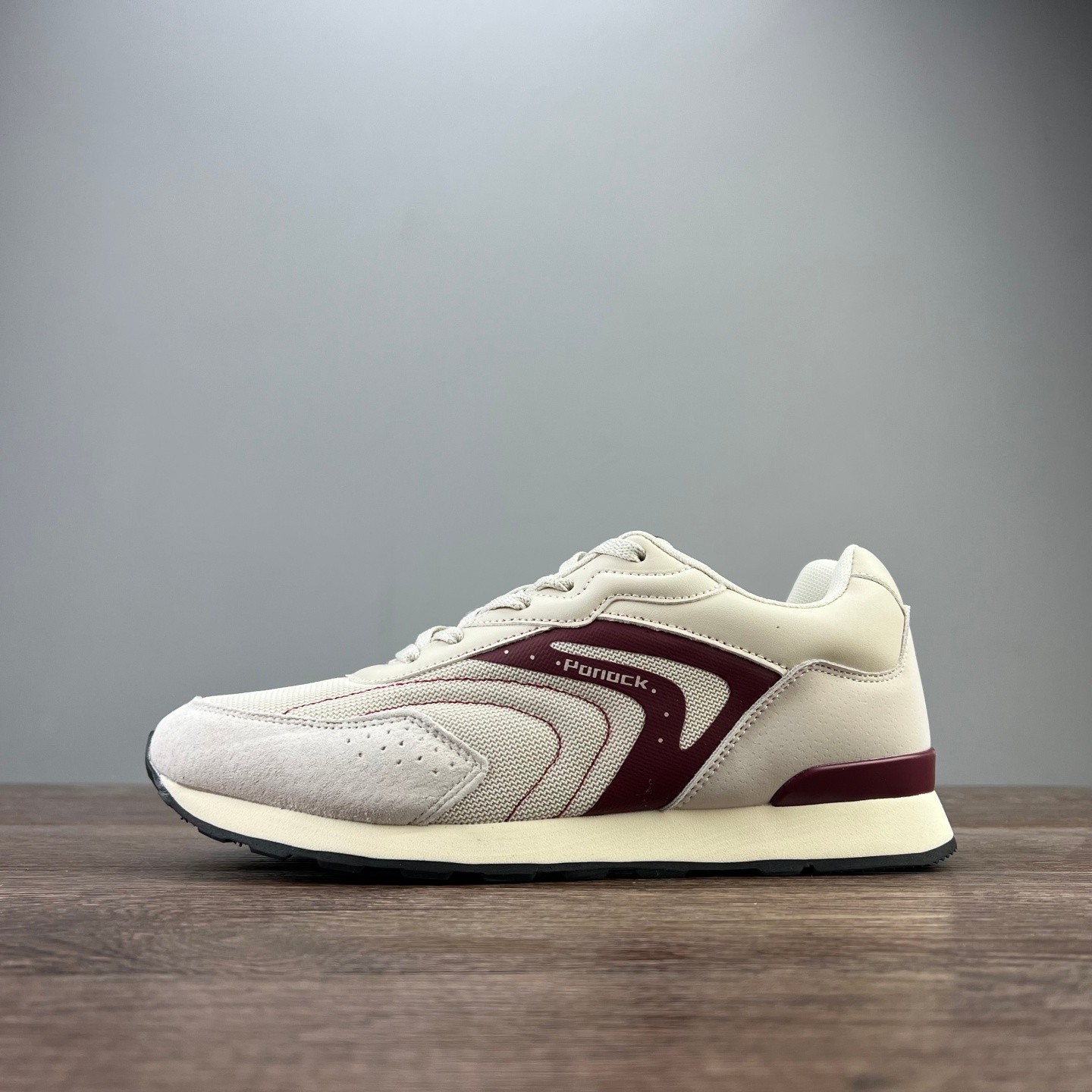 日本柜冬男真皮复古运动休闲鞋