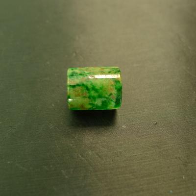 天然A货老翡翠路路通桶珠吊坠