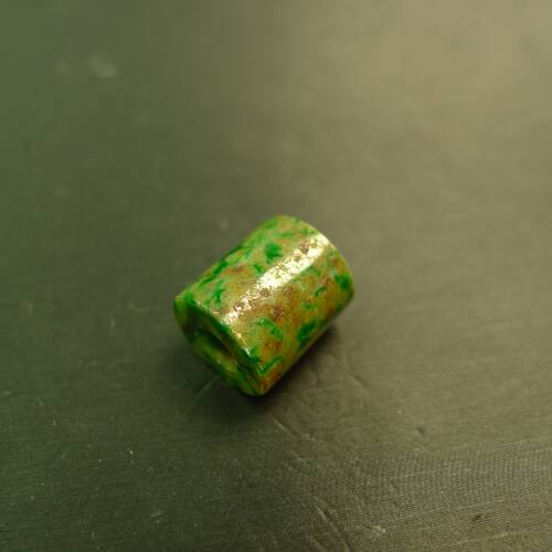 天然A货翡翠桶管管珠吊坠