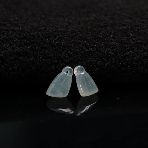 冰种天然A货翡翠莲蓬小吊坠