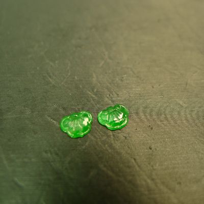 满绿缅甸天然A货翡翠如意头
