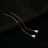 特价 亏出一对S925银耳线镶嵌白冰天然A货翡翠葫芦耳坠福禄耳环