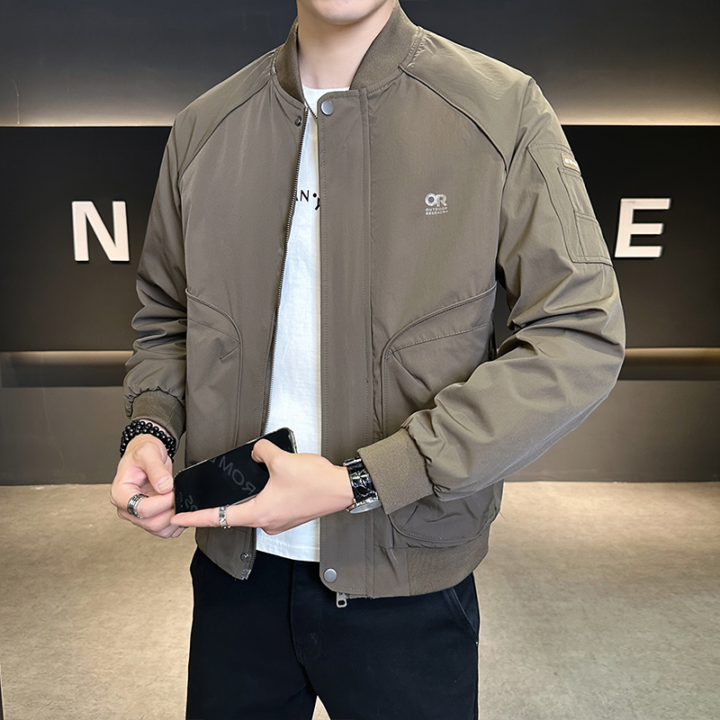 雷迪波尔官方痞帅棒球领夹克外套男潮牌潮流短款修身高级感时尚青