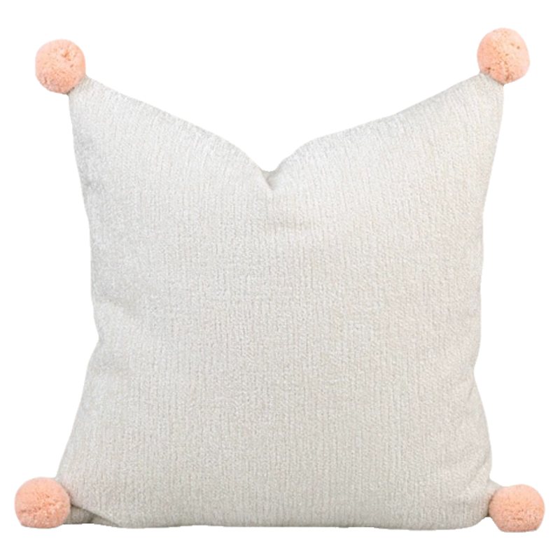 简约儿童房样板间粉色床旗抱枕组合展厅床品靠枕女孩房床尾巾,居家布艺,靠垫/抱枕,淘宝优惠券,粉丝福利购,淘宝优惠卷