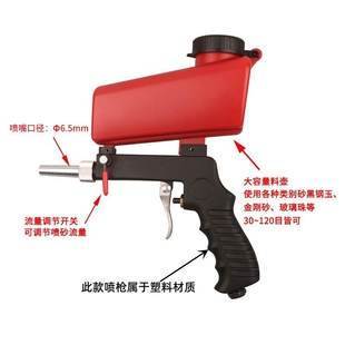 新款好用爆款气动喷砂枪小型手持式喷砂枪便携式气动喷砂枪