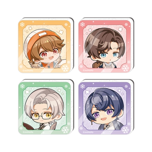 【米哈游/未定事件簿】冬雪纪念系列 Q版亚克力冰箱贴set  miHoYo