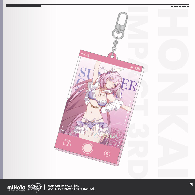 thumbnail for 【Mihayou/Honkai 3】Yoyu Summer Series Quicksand Acrylic Pendant Third Bullet miHoYo