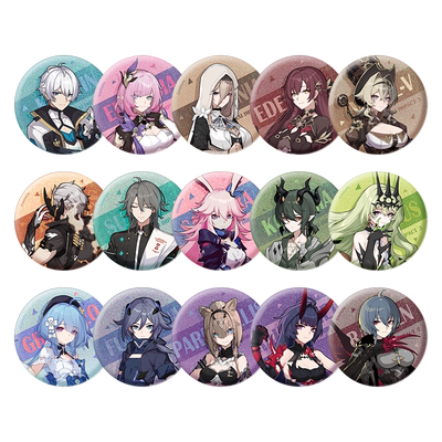 往世乐土主题马口铁徽章盲盒