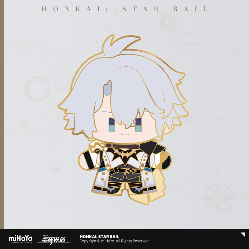 thumbnail for [miHoYo/Honkai: Star Dome Railway] Q version doll series rocker metal badge miHoYo
