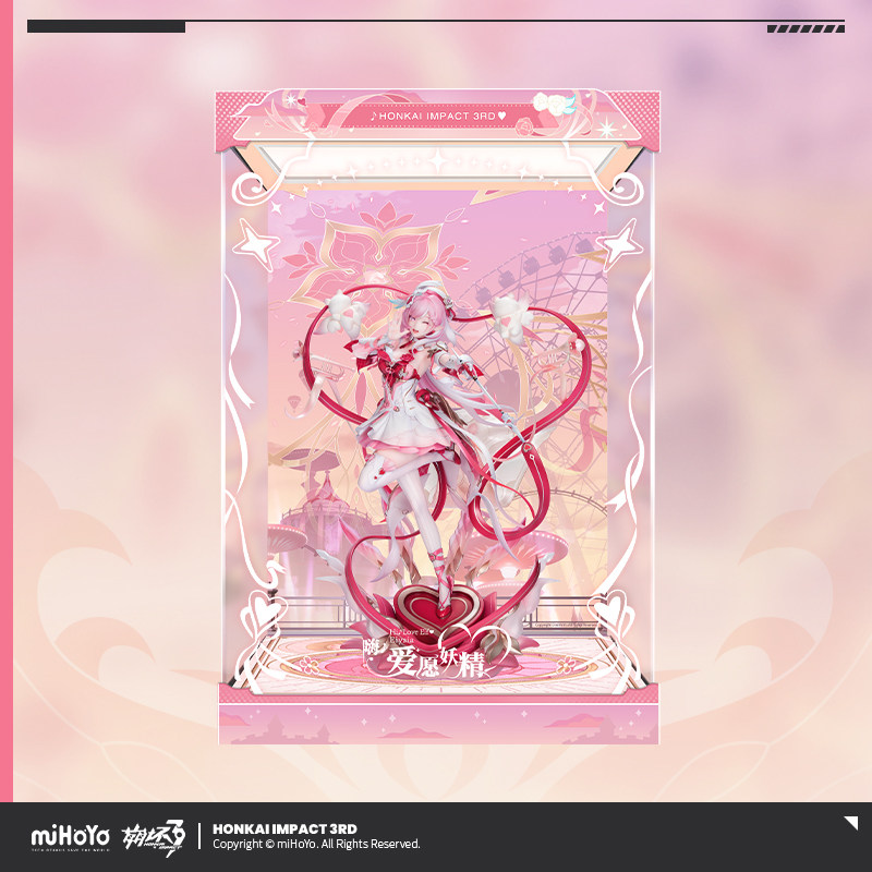 【米哈游/崩坏3】爱莉希雅1/7手办 嗨爱愿妖精展示盒 miHoYo