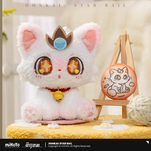 崩坏：星穹铁道璃花猫坐肩玩偶