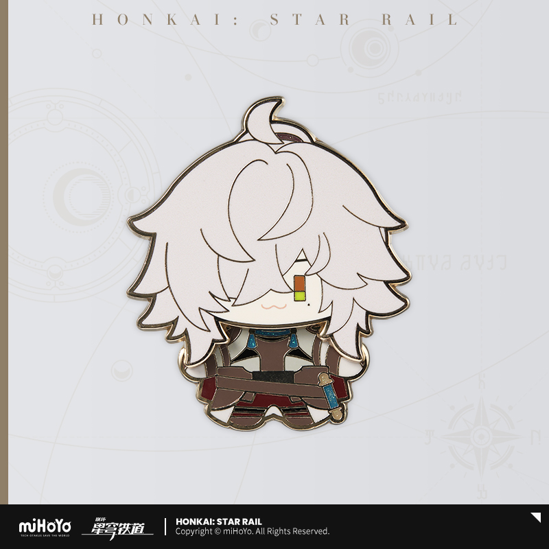 thumbnail for [miHoYo/Honkai: Star Dome Railway] Q version doll series rocker metal badge miHoYo