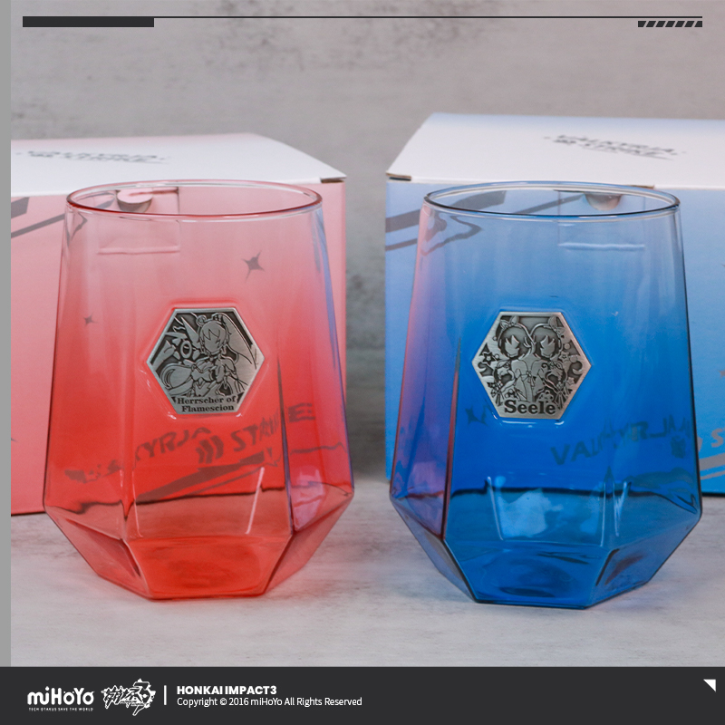 米哈游崩坏3侧颜系列玻璃杯