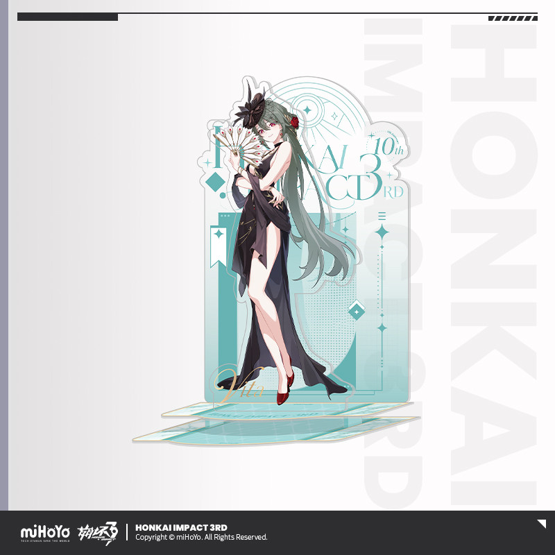 thumbnail for [miHoYo Honkai Impact 3] 10th Anniversary Star Invitation Gown Series Acrylic Standee miHoYo