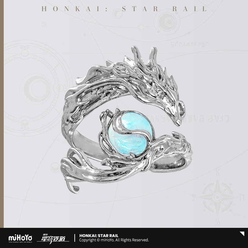 thumbnail for [miHoYo Honkai: Star Rail] Galaxy Star Series Danheng Drinking Moon Theme Ring miHoYo