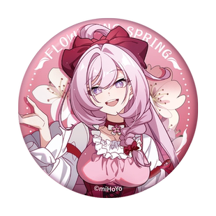 【米哈游/崩坏3】花朝春曦系列马口铁徽章爱莉希雅琪亚娜 miHoYo