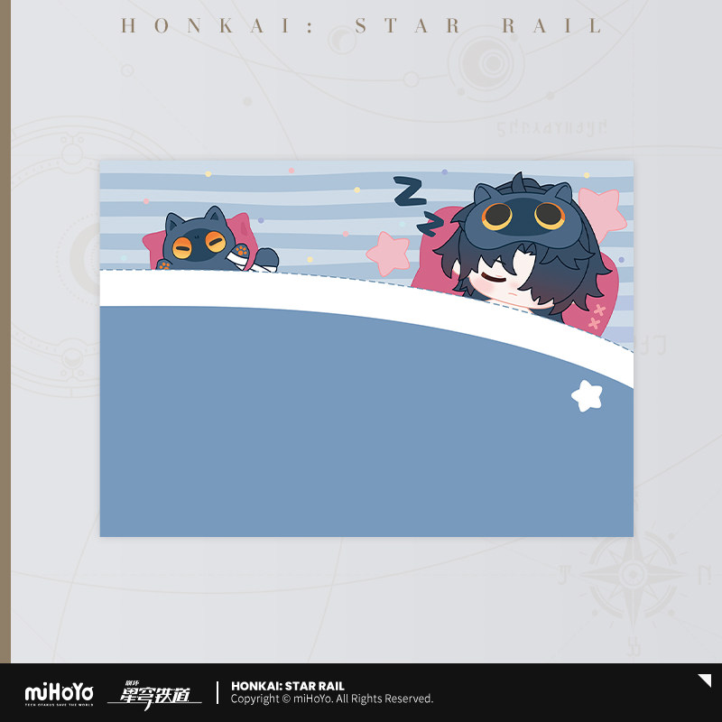 thumbnail for [miHoYo Honkai: Star Railway] Boys' dormitory Q version home series pillowcase miHoYo