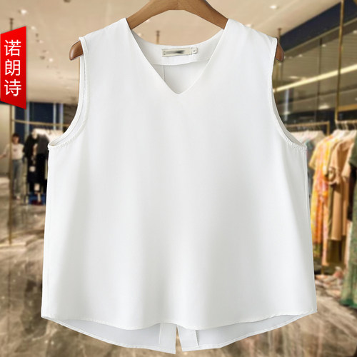 大码女装时尚简约无袖背心韩版潮