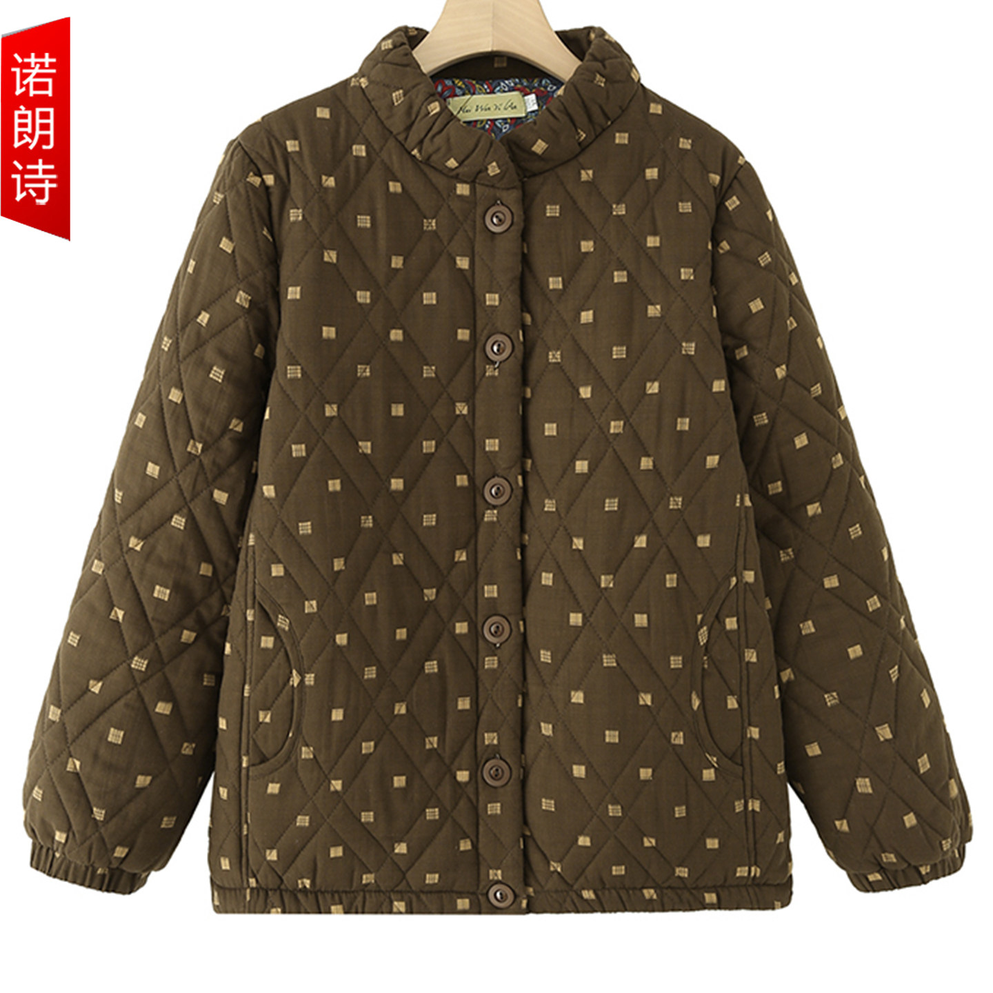 中老年大码宽松洋气棉衣冬季加厚保暖立领棉服胖妈妈遮肉显瘦外套,女装/女士精品,大码棉服,淘宝优惠券,粉丝福利购,淘宝优惠卷