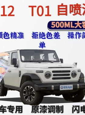 212  T01自喷漆云顶白色划痕修复手喷漆银色暗沙灰龙血红