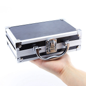 铝合金工具箱小物件收纳盒小型金属百宝箱包装 盒小号礼品盒手提箱