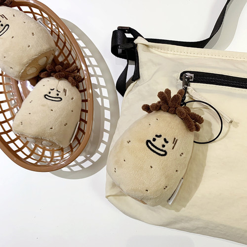 雨过山原创藕豆K毛绒挂件钥匙扣