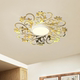 天花板吊顶吸顶灯欧式 饰创意墙贴 花纹镜面立体亚克力客厅卧室装