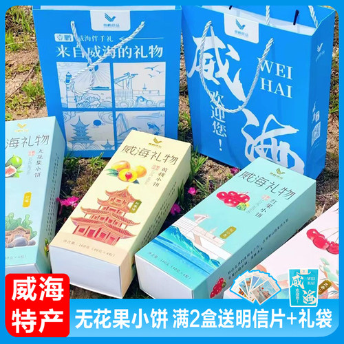 威海特产 无花果小饼红果樱桃黄桃 壹鹏旅游伴手礼礼盒零食