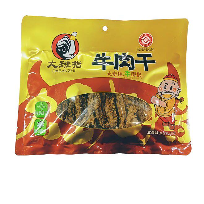 四川达州特产100g大班指牛肉干 巴蜀一绝