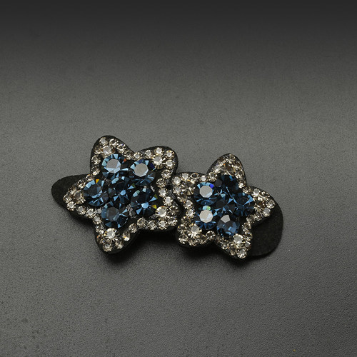 镶钻五角星发夹女后脑勺侧边刘海夹碎发卡星星bb夹发卡女成人头饰