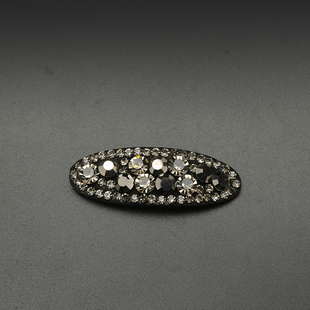 韩国水钻发夹女后脑勺碎发整理一字夹夏季 侧边刘海bb夹子头饰发卡