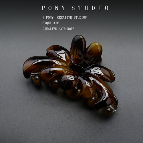 韩国时尚盘发抓夹简约头饰卡子