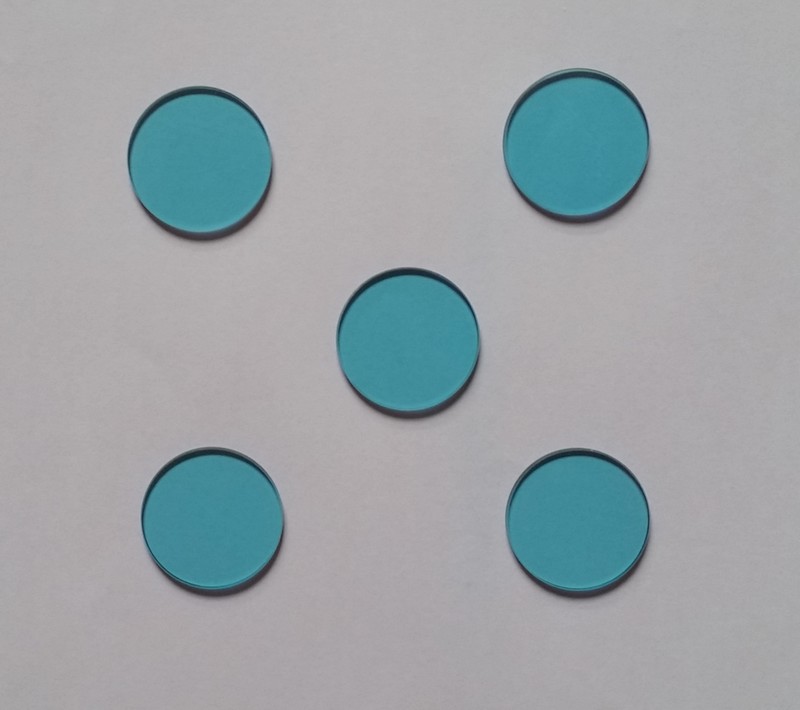QB10 蓝色滤光片 Φ25.4*1.5mm Φ25.4*2mm