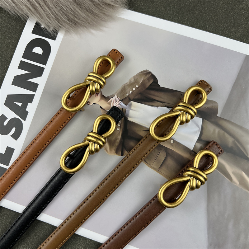 小皮带女士时尚百搭装饰真皮腰带