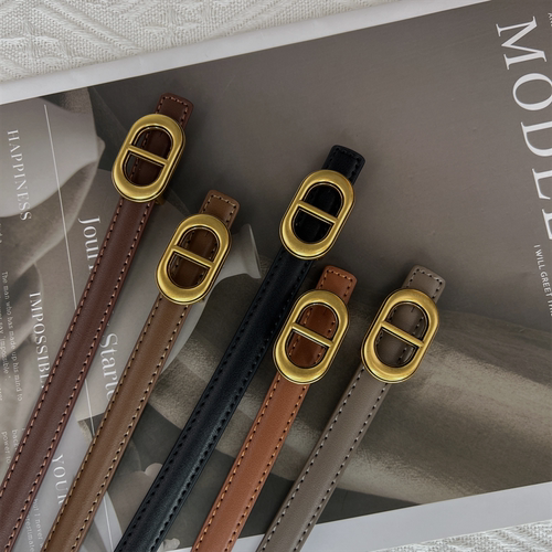 小皮带女真皮束腰装饰细腰带配饰