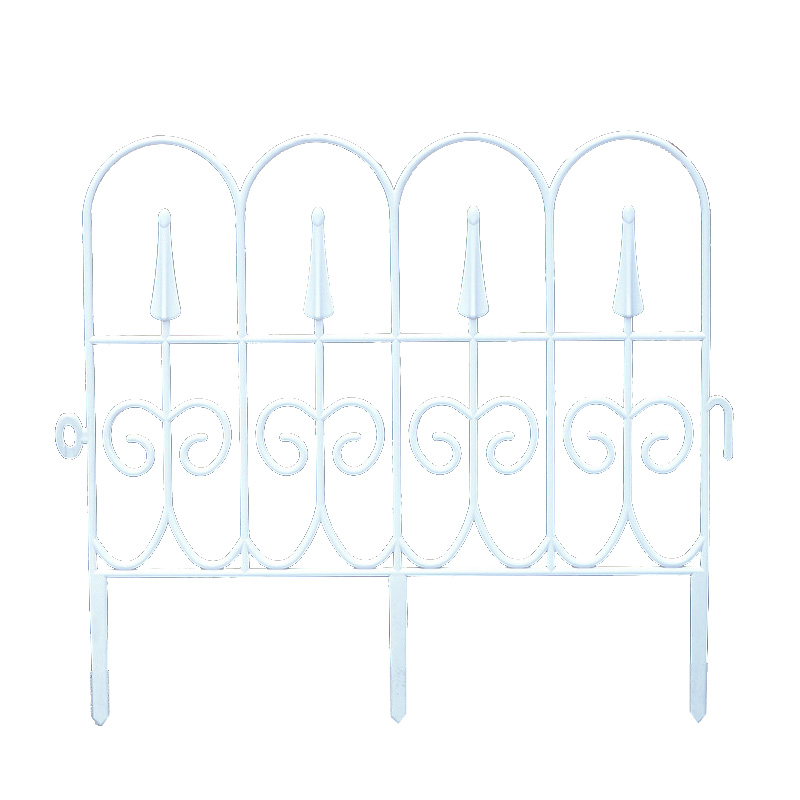 新款欧式塑料围栏婚礼装饰栅栏田园户外花园仿铁艺护栏园艺小菜园