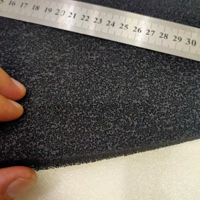 25/35PPI活性炭海绵活性碳过滤棉空气过滤网油烟漆雾净化棉 3MM厚