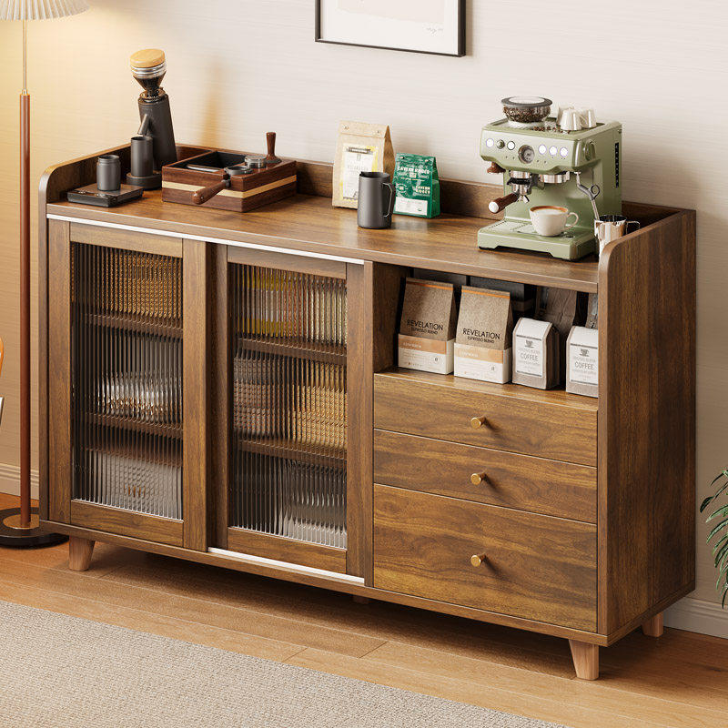 新疆西藏包邮日式餐柜靠墙一体客厅靠墙茶水柜厨房置物柜收纳柜子,住宅家具,餐边柜,淘宝优惠券,粉丝福利购,淘宝优惠卷