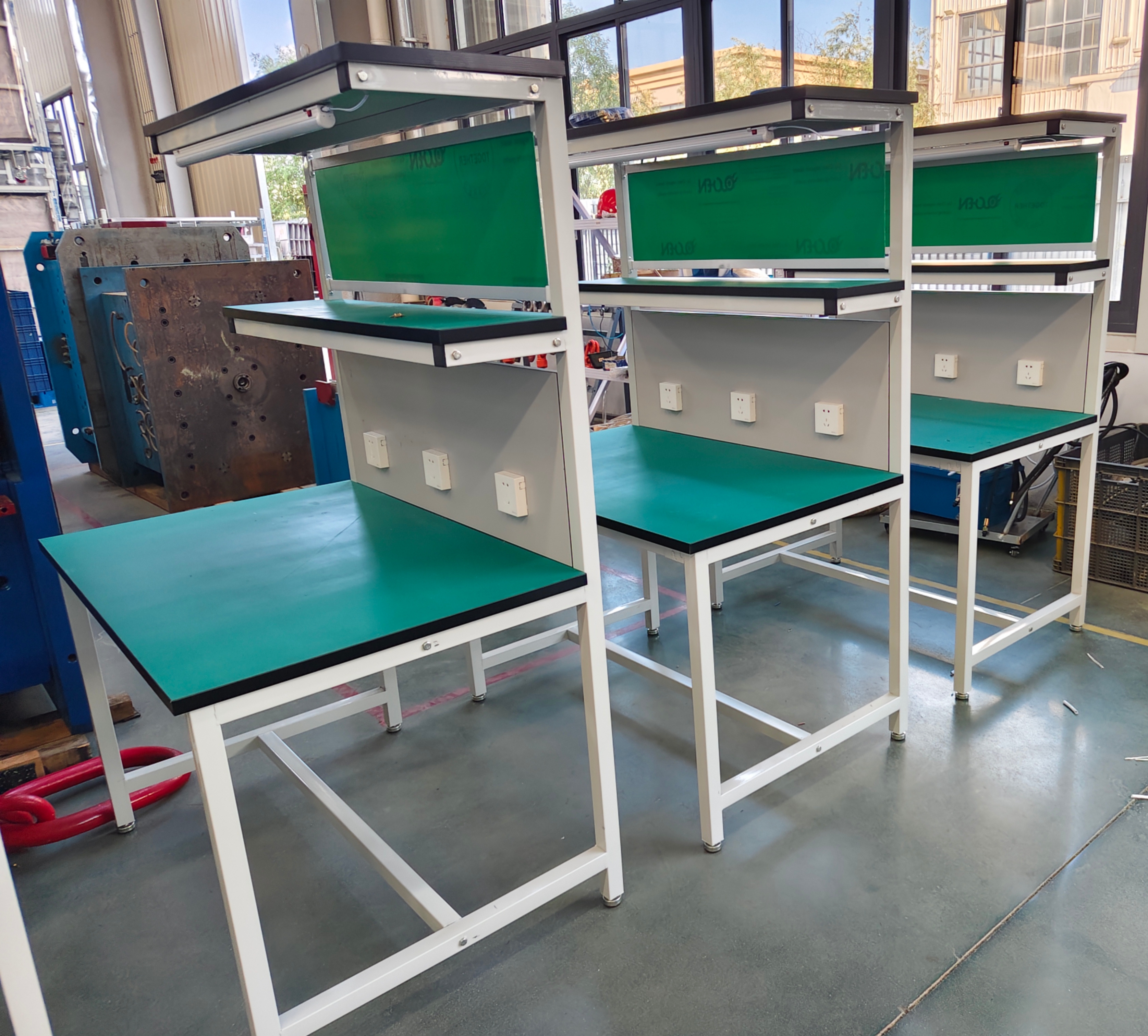 防静电工作台车间流水线重型钳工台生产线检验维修桌子实验操作台