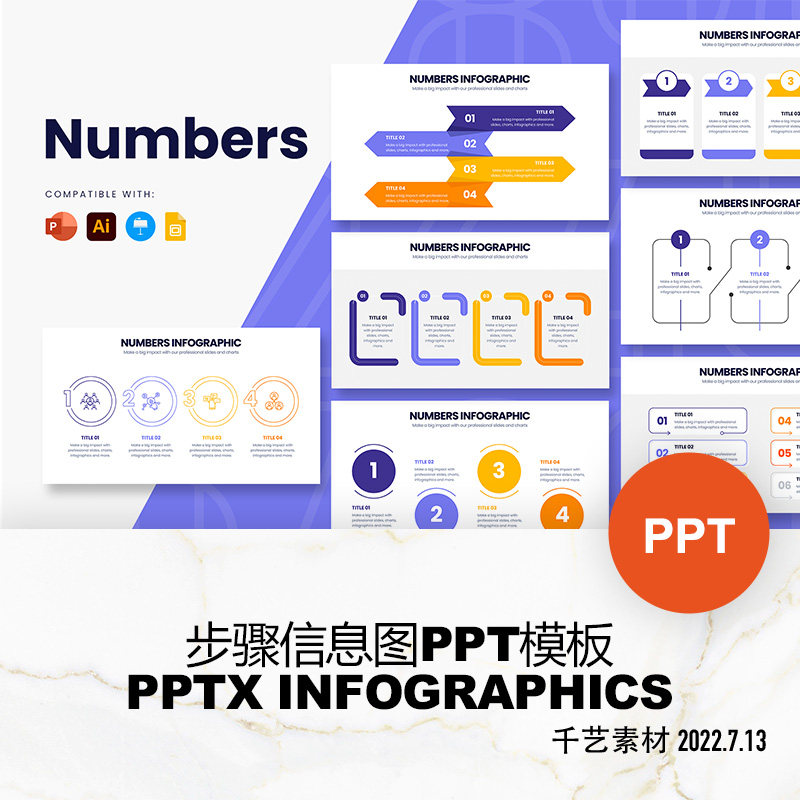 层次流程图步骤信息图数据分析可视化图表  ppt模板keynote素材